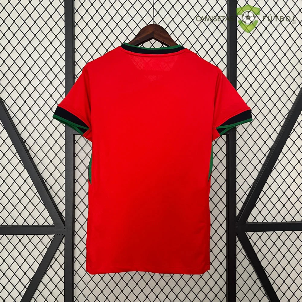 Camiseta Portugal 24-25 Local Uefa Euro 2024 Femenina De Futbol