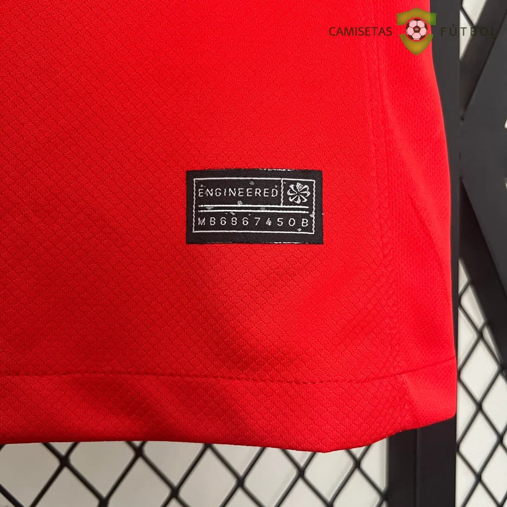 Camiseta Portugal 24-25 Local Uefa Euro 2024 Femenina De Futbol