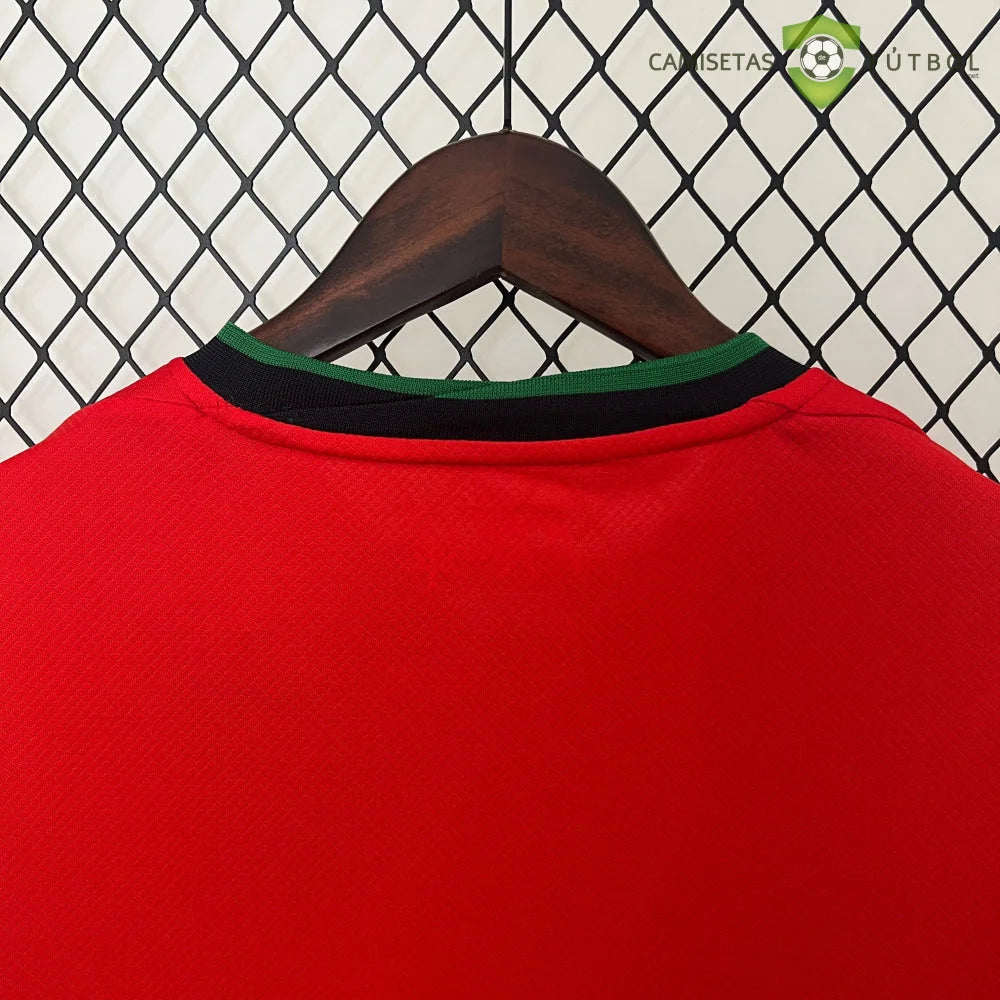 Camiseta Portugal 24-25 Local Uefa Euro 2024 Femenina De Futbol