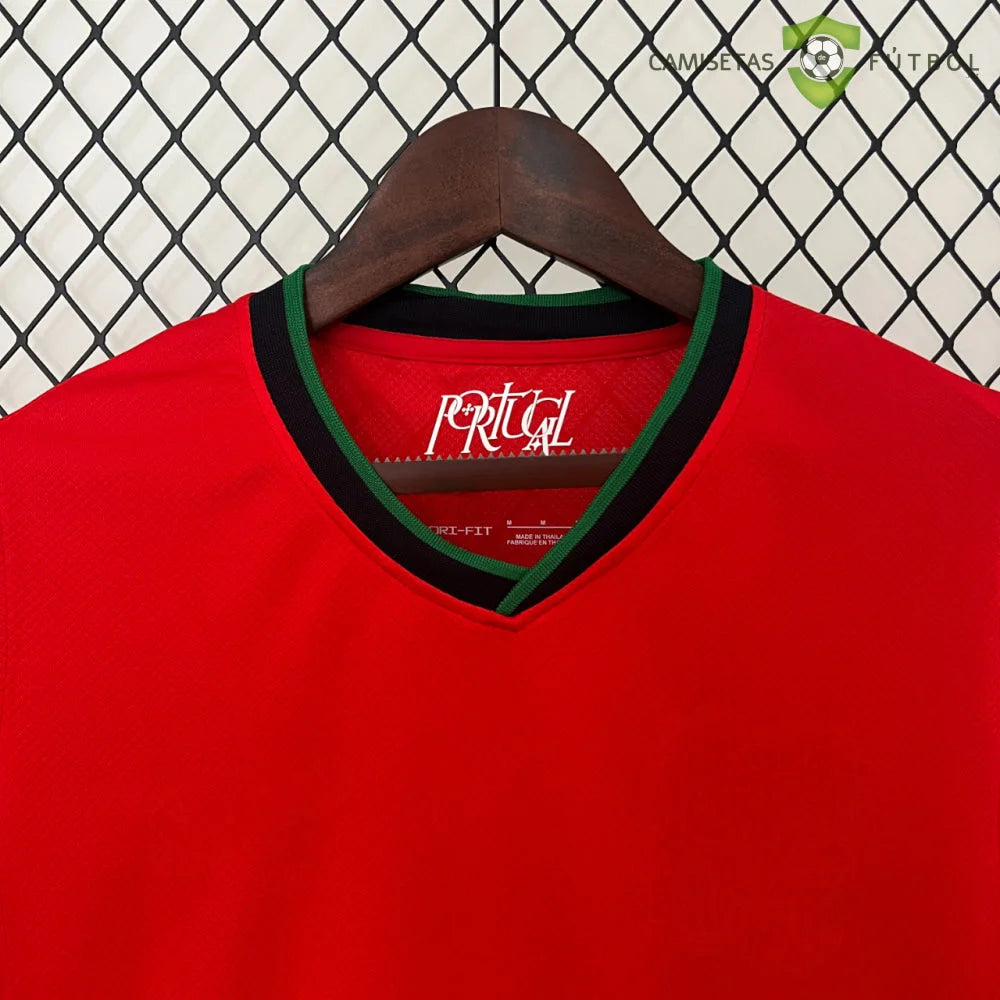 Camiseta Portugal 24-25 Local Uefa Euro 2024 Femenina De Futbol