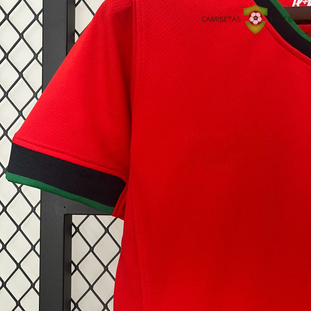 Camiseta Portugal 24-25 Local Uefa Euro 2024 Femenina De Futbol