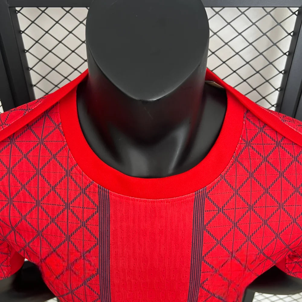 Camiseta PSG 25-26 Edición Especial Roja. (Player Version) Camiseta Player