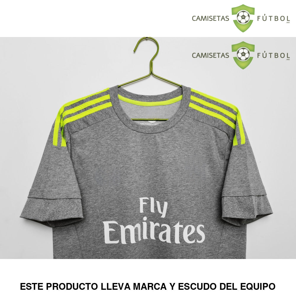 Camiseta Real Madrid 15-16 Visitante (Versión Retro) Sin Personalización