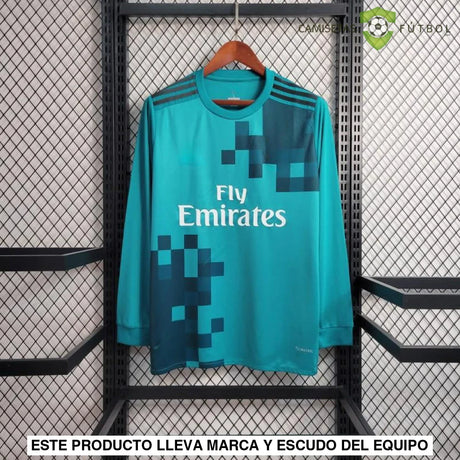 Maglia R.M. 17-18 3ª Completo calcio bambino Manga Larga (versione Retro) da calcio
