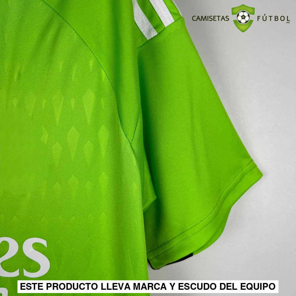 Camiseta Real Madrid 23-24 Portero Verde Parche Especial