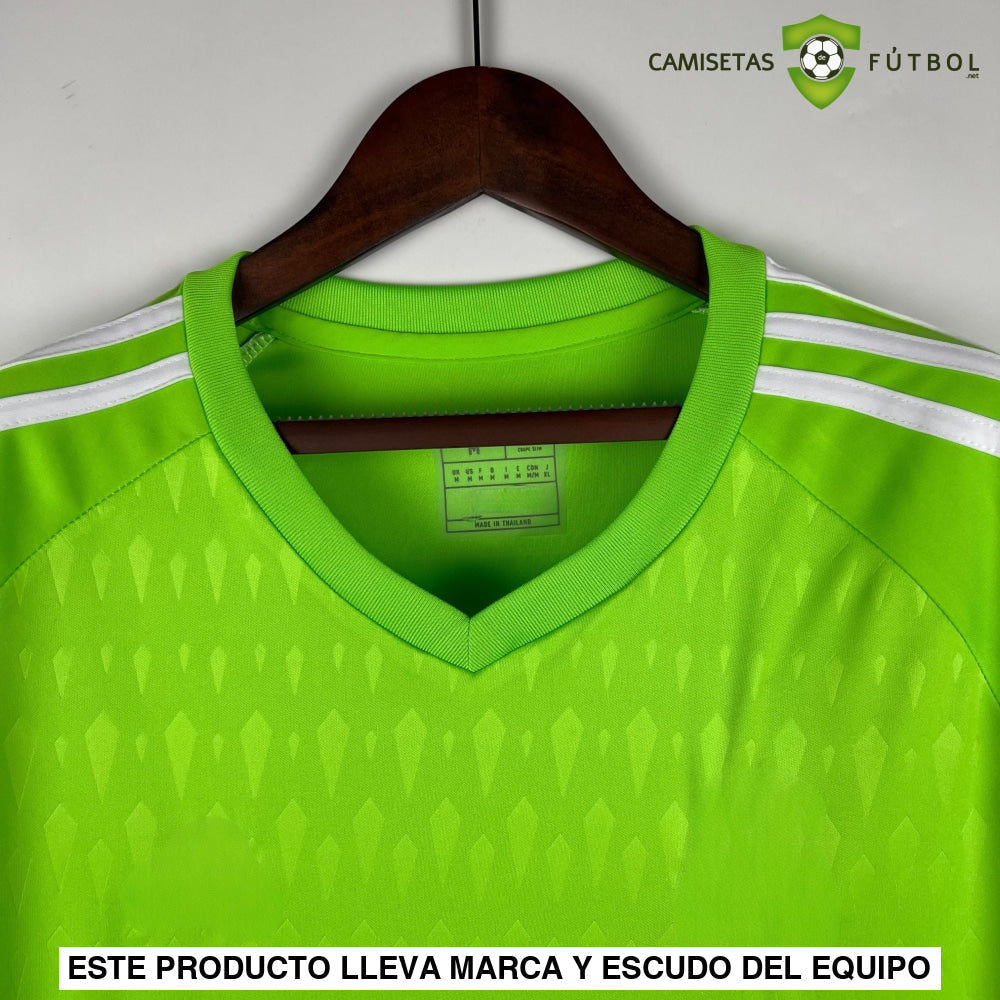 Camiseta Real Madrid 23-24 Portero Verde Parche Especial