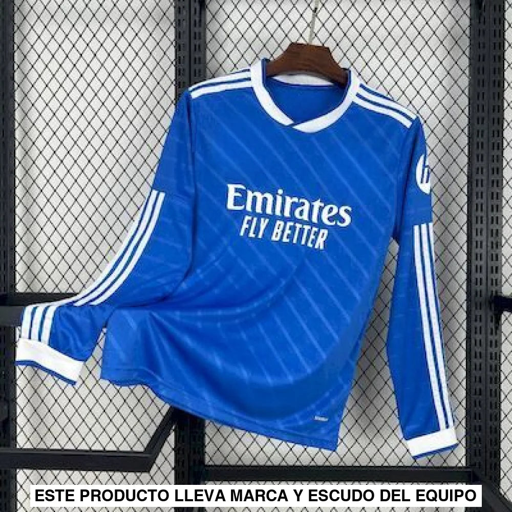 Camiseta R.M. 25-26 3ª Equipación Manga Larga Camiseta Fan