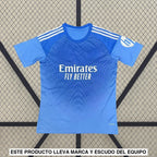 Camiseta R.M. 25 26 Portero Azul Camiseta Fan