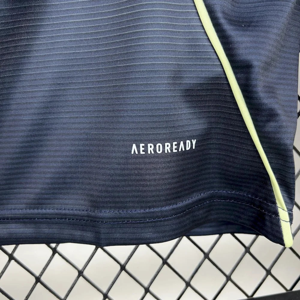 Camiseta R.M. 25-26 Visitante Manga Larga Camiseta Fan