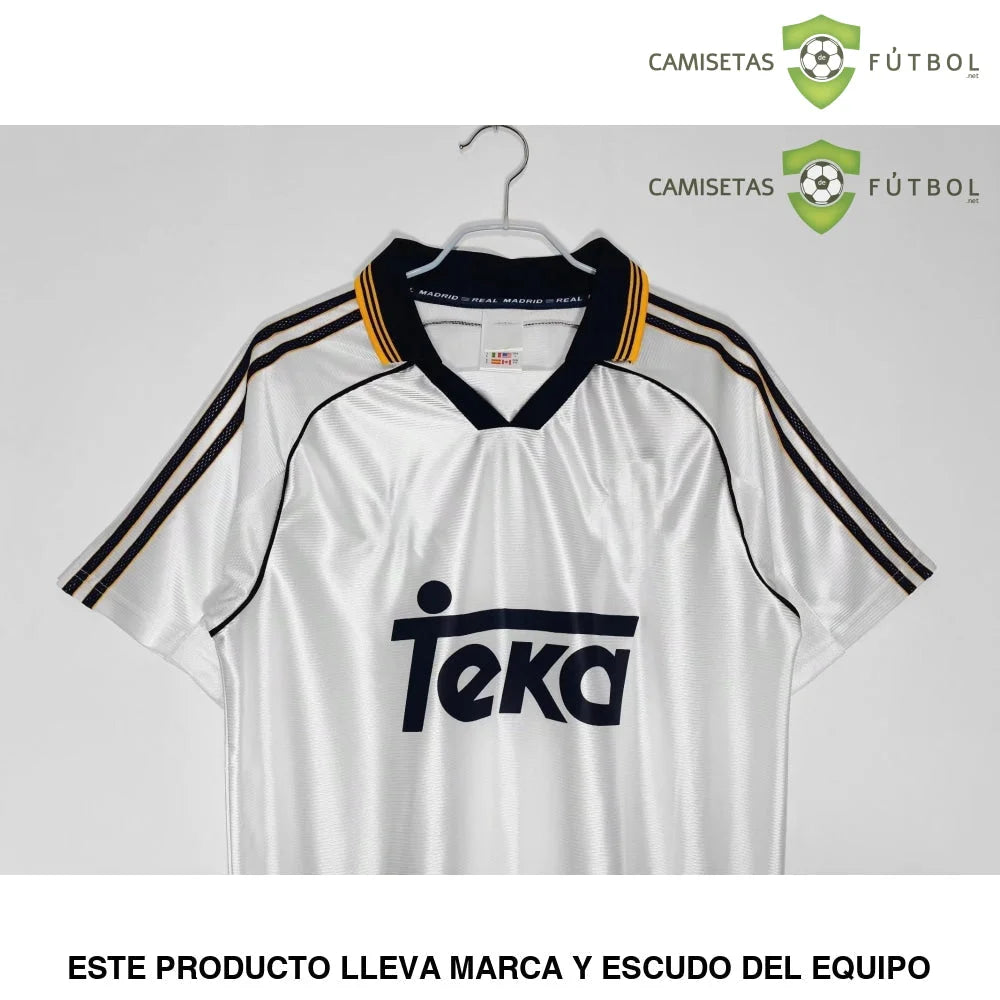 Camiseta Real Madrid 98-00 Local (Versión Retro) Sin Personalización