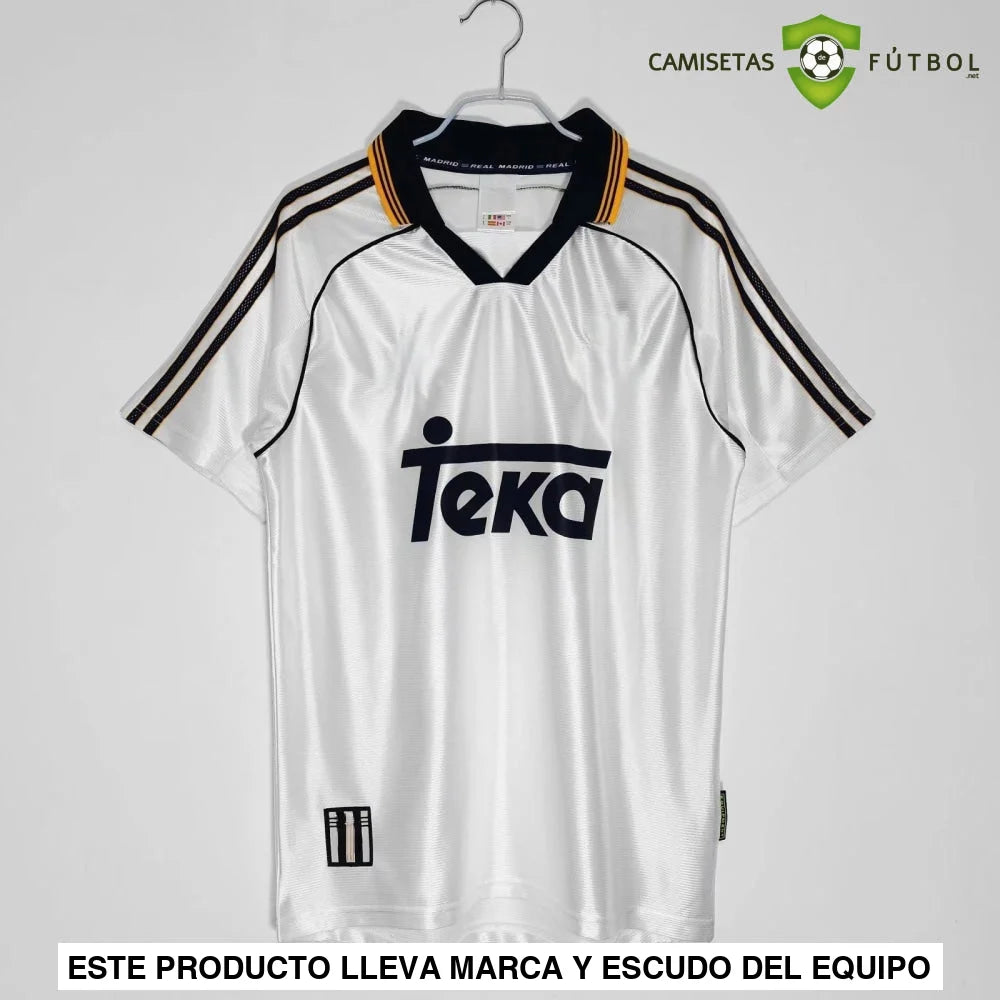 Camiseta Real Madrid 98-00 Local (Versión Retro) Sin Personalización