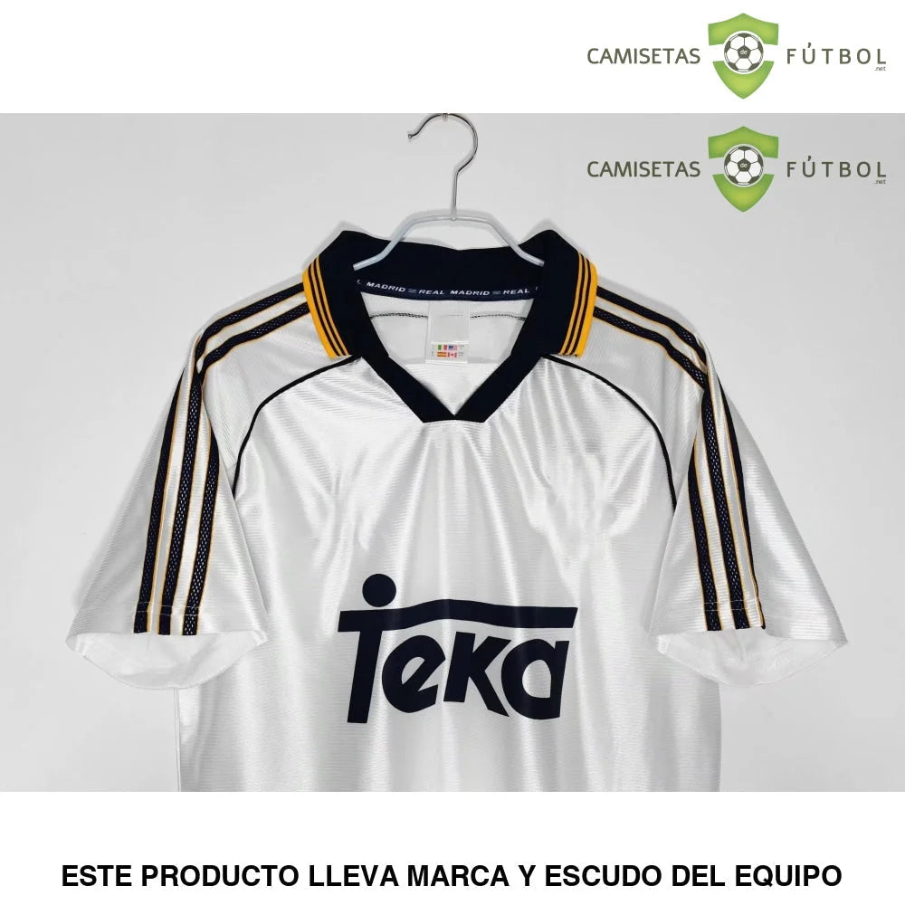 Camiseta Real Madrid 98-00 Local (Versión Retro) Sin Personalización