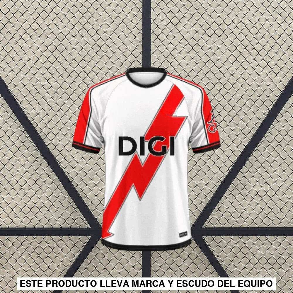 Camiseta Rayo Vallecano 25-26 Local Camiseta Fan
