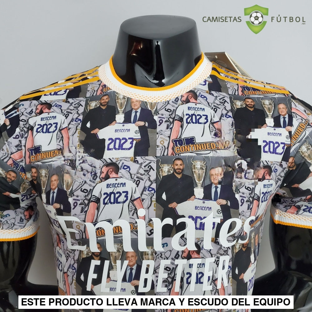 Camiseta Real Madrid 22-23 Edicion Especial Benzema (Player Version) Parche