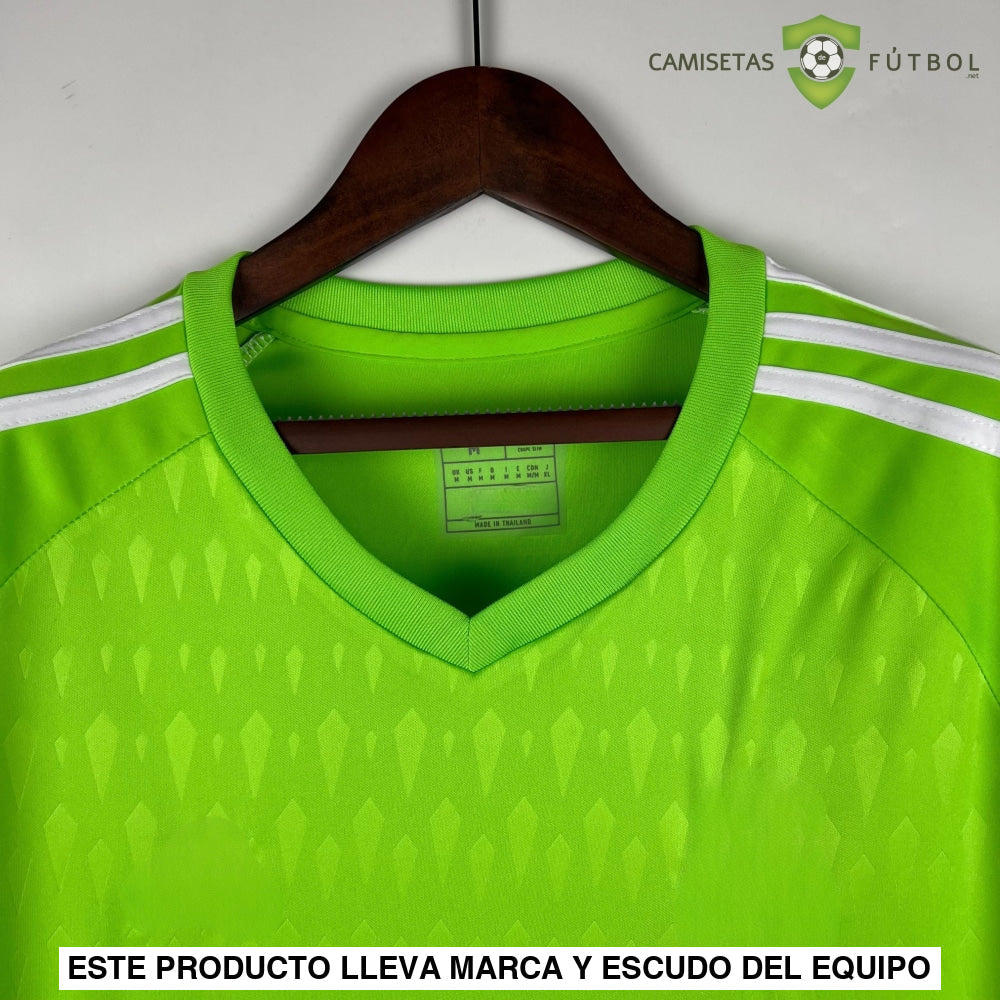 Camiseta Real Madrid 23-24 Portero Verde Parche Especial