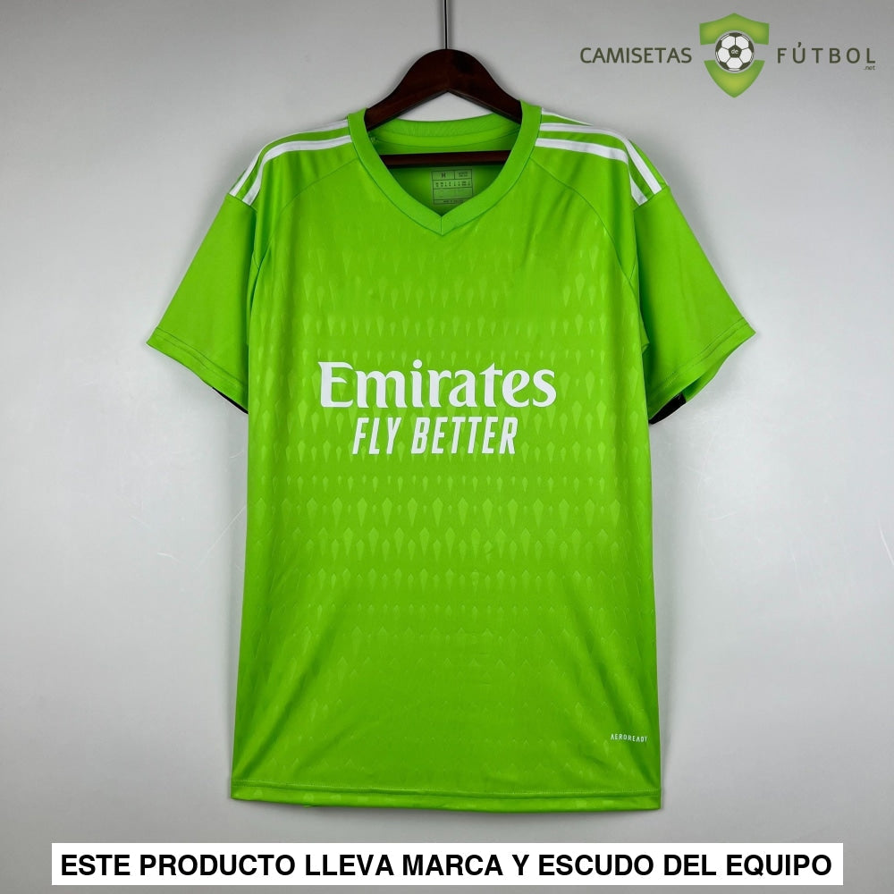 Camiseta Real Madrid 23-24 Portero Verde Parche Especial