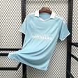 Camiseta Real Oviedo 26-27 Aniversario 100 años en azul claro vista frontal