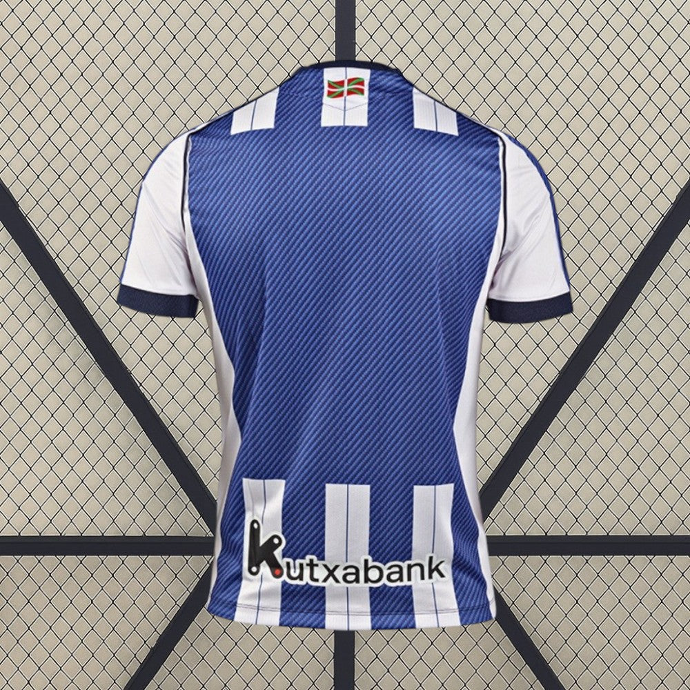 Camiseta Real Sociedad 25 26 Local Camiseta Fan