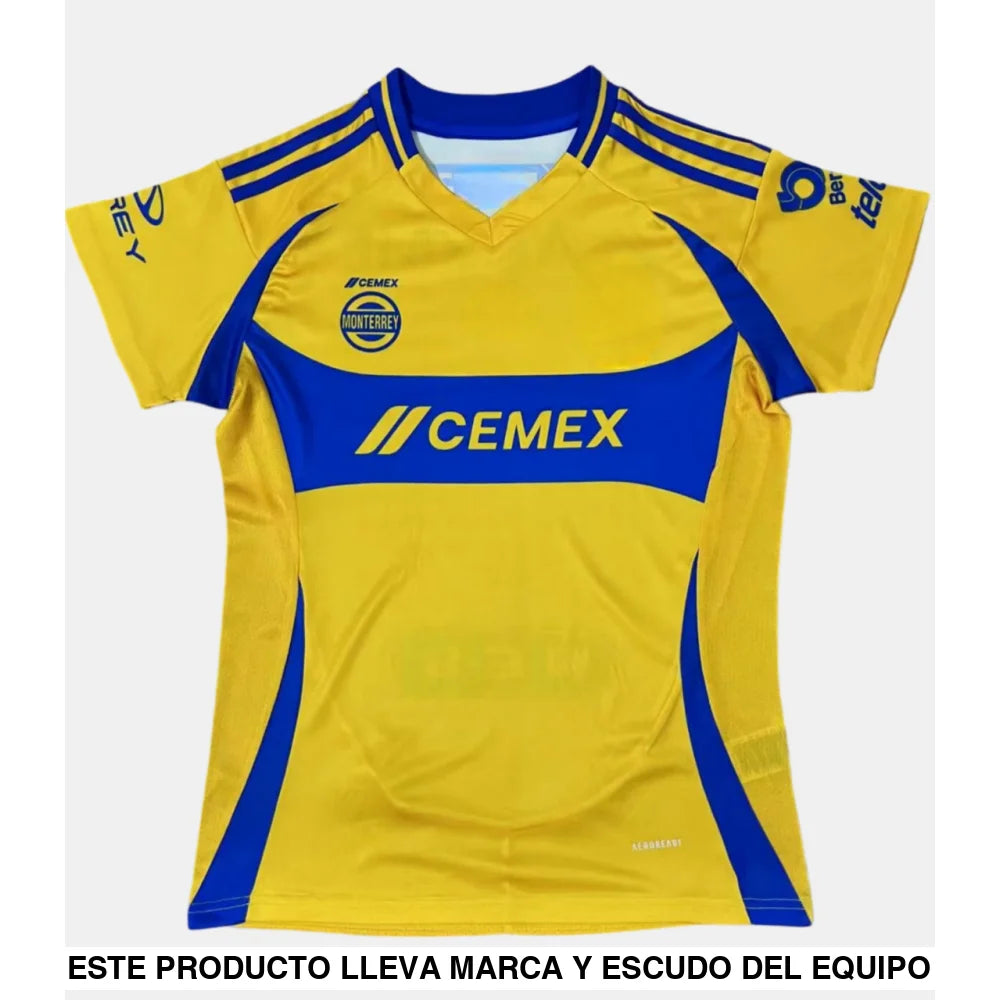 Camiseta Tigres UANL 24-25 Local Femenina Camiseta Femenina