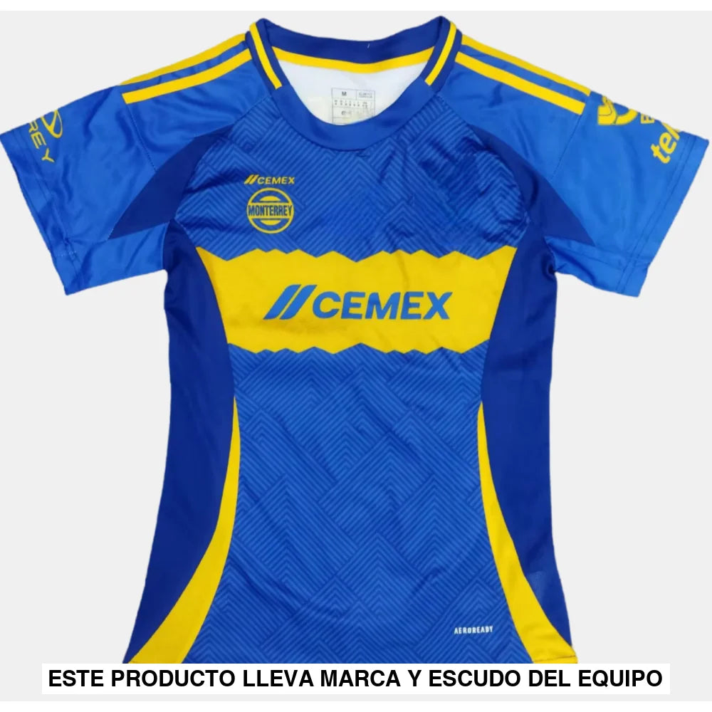 Camiseta Tigres UANL 24-25 Visitante Femenina Camiseta Femenina
