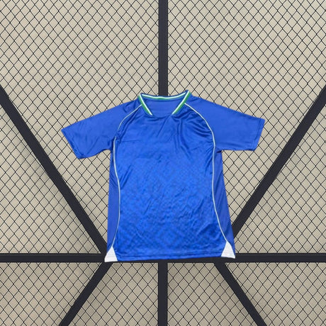 Camiseta Uzbekistán 26-27 local Mundial 2026 vista frontal en azul con detalles blancos