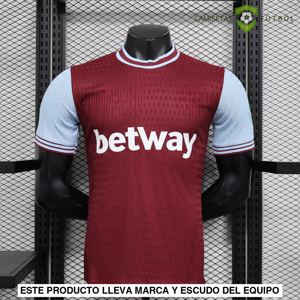 Camiseta West Ham 24-25 Local (Player Version) De Futbol