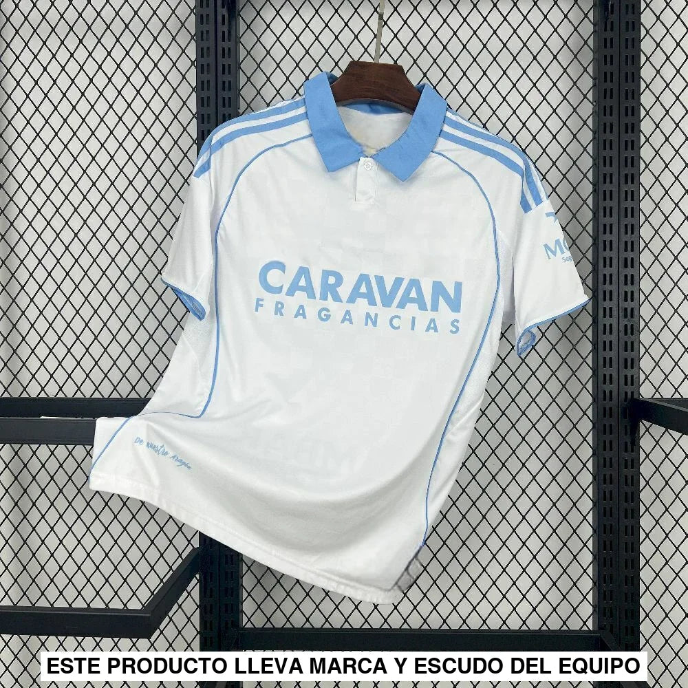Camiseta Zaragoza 25 26 Local Camiseta Fan
