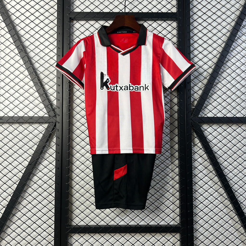 Pack Trío de Equipaciones Athletic de Bilbao Niño 25-26 (Local + Visitante + 3ª)