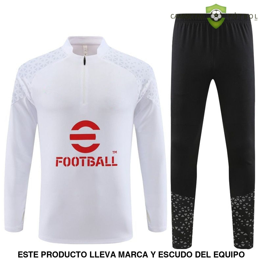 Chandal Ac Milan 23-24 Media Cremallera Modelo 1 Ropa Deportiva