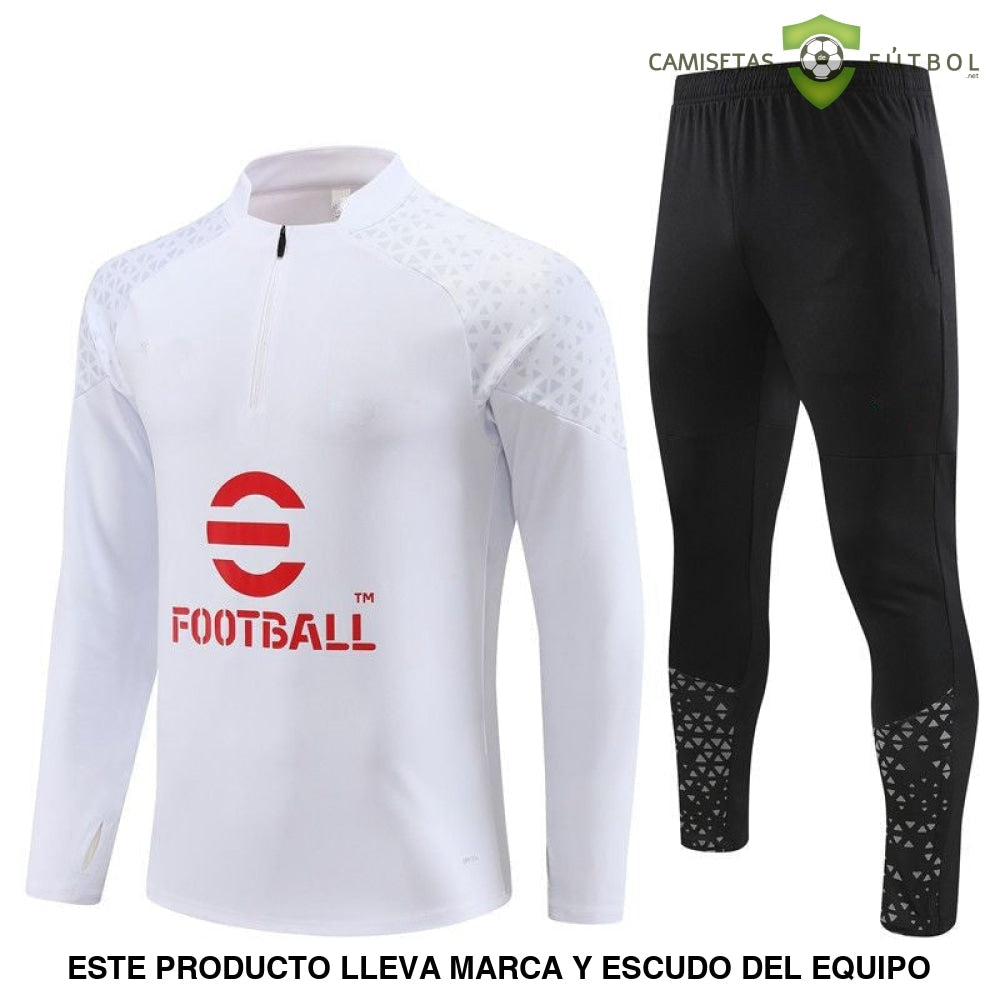 Chandal Ac Milan 23-24 Media Cremallera Modelo 1 Ropa Deportiva