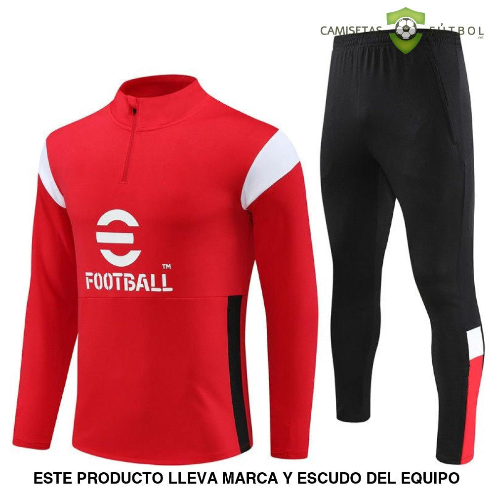 Chandal Ac Milan 23-24 Media Cremallera Modelo 4 Ropa Deportiva