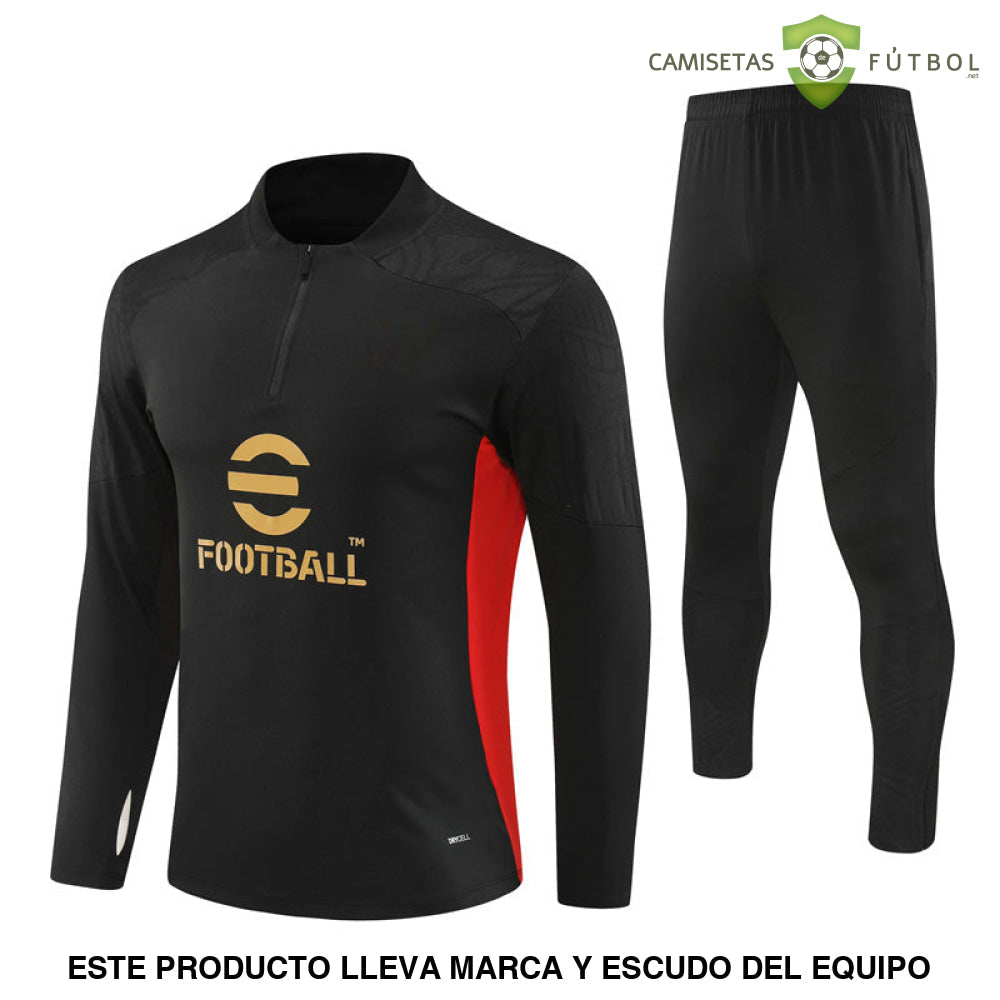 Chandal Ac Milan 24-25 Media Cremallera Modelo 1 Ropa Deportiva