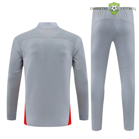 Tuta calcio AC Milan 24-25 mezza zip Modello 3 abbigliamento sportivo