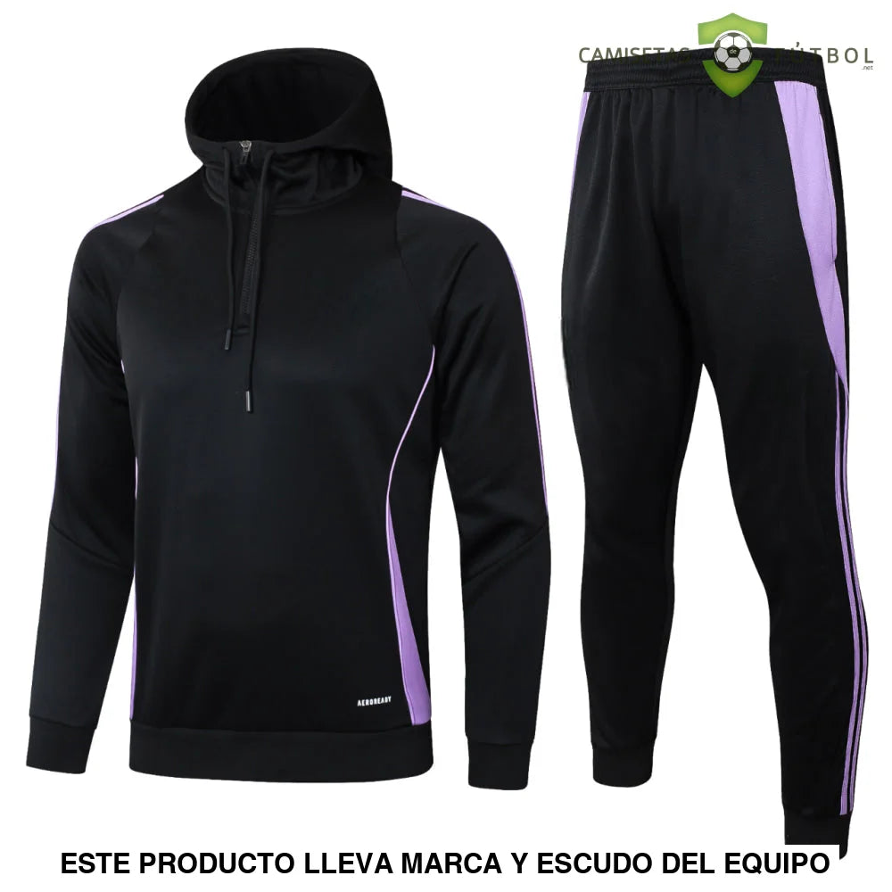 Tuta calcio Germania 24-25 mezza zip con cappuccio Modello 2 abbigliamento sportivo