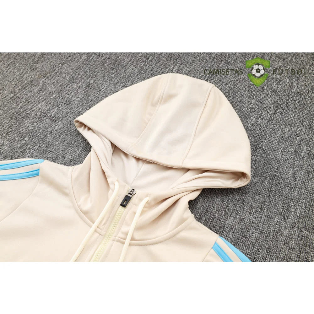 Chandal Argentina 24-25 Media Cremallera Con Capucha Modelo 1 Ropa Deportiva