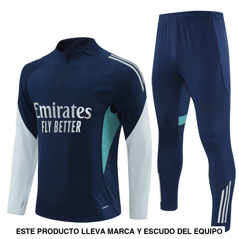 Chandal Arsenal 25-26 media cremallera Modelo 3 Chandal Media Cremallera