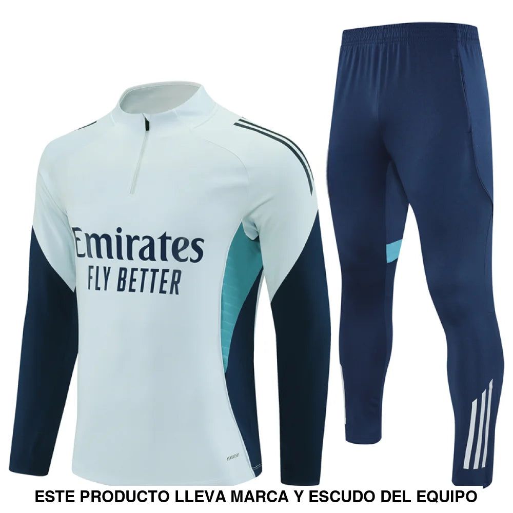 Chandal Arsenal 25-26 media cremallera Modelo 4 Chandal Media Cremallera