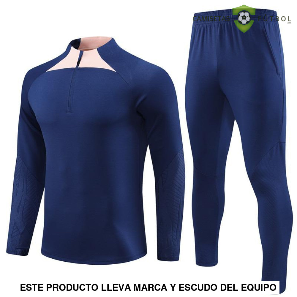 Chandal Atlético De Madrid 23 - 24 Media Cremallera Modelo 1 Ropa Deportiva