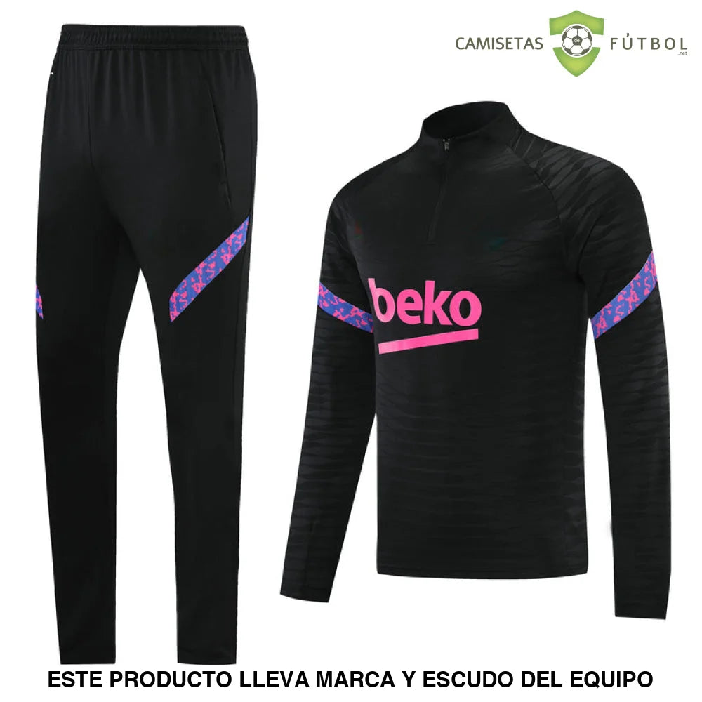 Chandal Barcelona 21-22 Media Cremallera Modelo 2 (Entrega En 24-72 Horas) Ropa Deportiva
