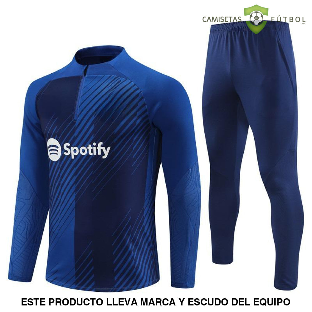 Chandal Barcelona 23 - 24 Media Cremallera Modelo 10 Ropa Deportiva