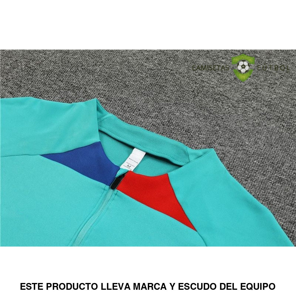 Chandal Barcelona 23-24 Media Cremallera Modelo 3 Ropa Deportiva