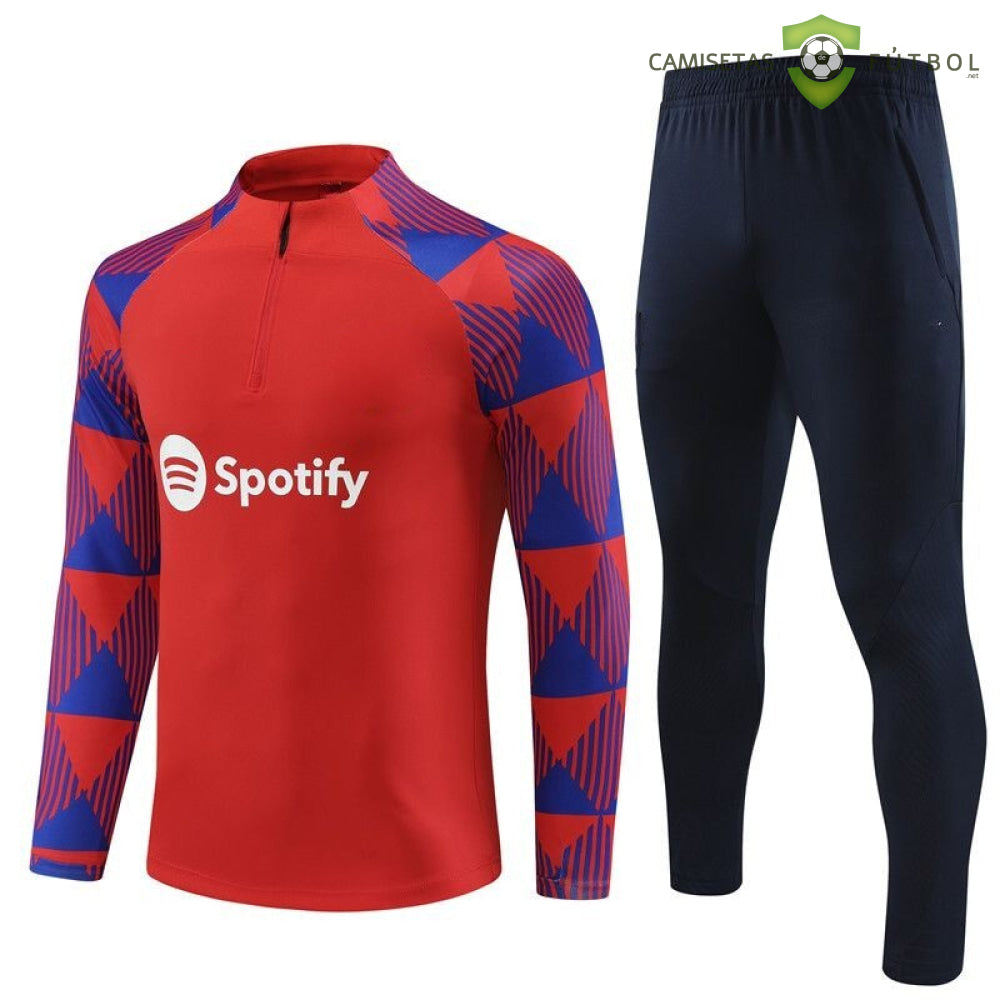Chandal Barcelona 23-24 Media Cremallera Modelo 6 Ropa Deportiva