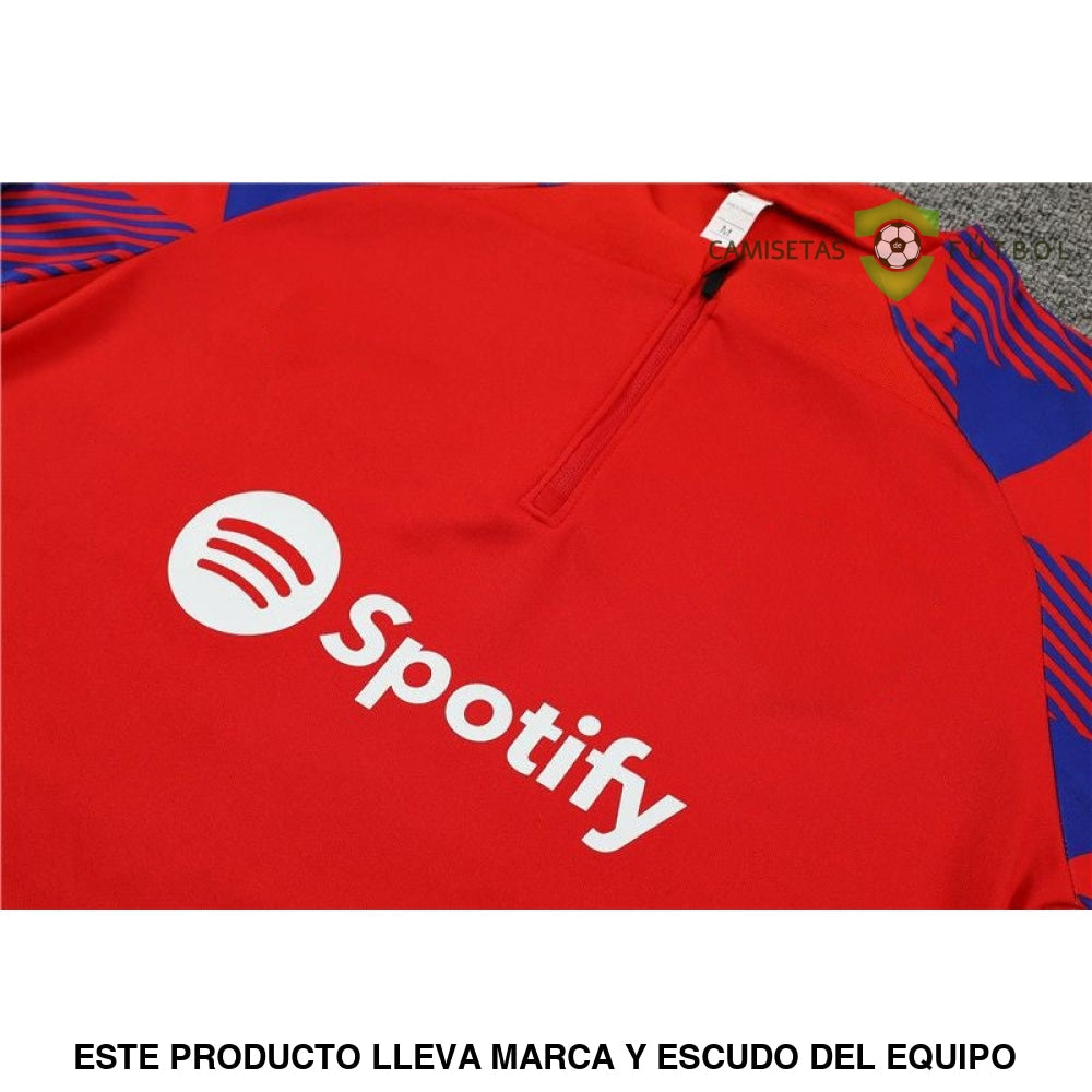 Chandal Barcelona 23-24 Media Cremallera Modelo 6 Ropa Deportiva