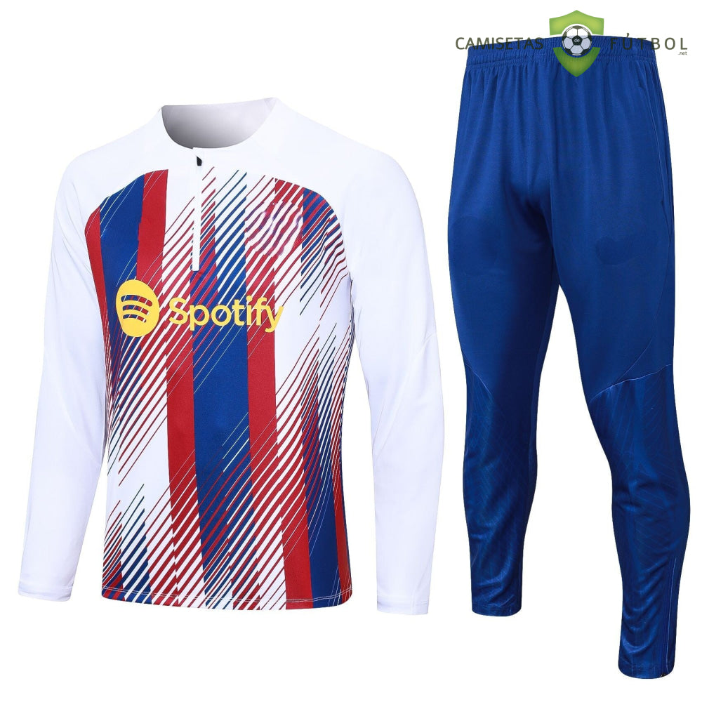 Chandal Barcelona 23-24 Media Cremallera Modelo 8 Ropa Deportiva