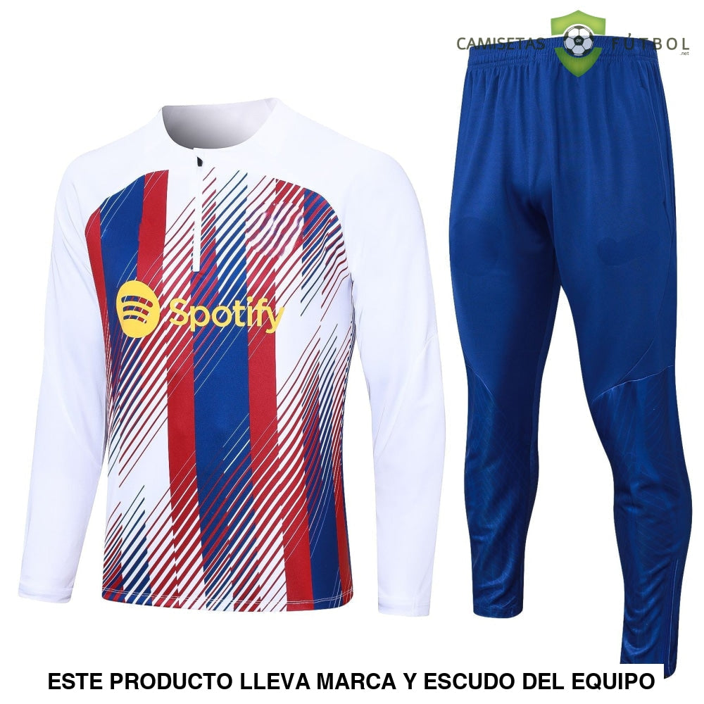 Chandal Barcelona 23-24 Media Cremallera Modelo 8 Ropa Deportiva