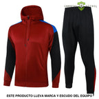 Chandal Barcelona 24-25 Cremallera Completa Con Capucha Modelo 1 Ropa Deportiva