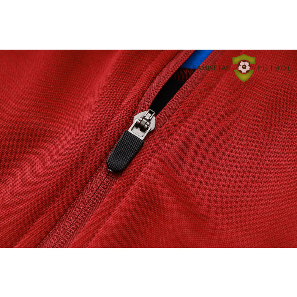 Chandal Barcelona 24-25 Cremallera Completa Con Capucha Modelo 1 Ropa Deportiva