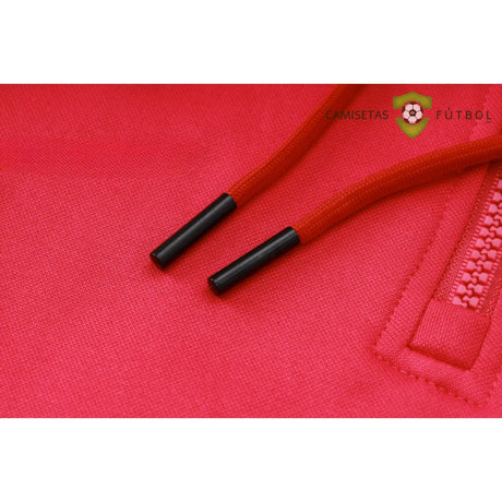 Tuta calcio Barcellona 24-25 mezza zip con cappuccio Modello 6 abbigliamento sportivo