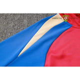 Tuta calcio Barcellona 24-25 mezza zip con cappuccio Modello 6 abbigliamento sportivo