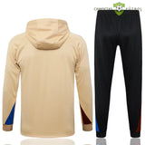 Tuta calcio Barcellona 24-25 mezza zip con cappuccio Modello 7 abbigliamento sportivo
